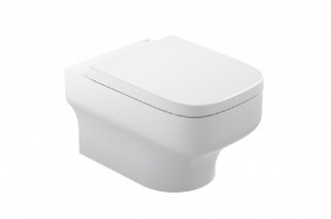 Vas wc suspendat Gala Mid Rimless, alb lucios - Img 1