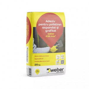 Adeziv/masa spaclu polistiren expandat şi grafitat Weber P39, 25kg