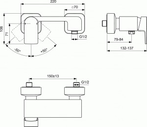 Baterie dus Ideal Standard Edge - Img 2