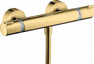 Baterie dus termostatica Hansgrohe ECOSTAT COMFORT, auriu lucios - Img 1