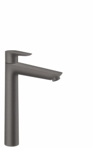 Baterie inalta lavoar Hansgrohe Talis E 240 cu ventil Pop-Up negru - crom periat - Img 2