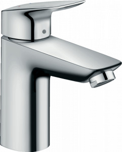 Baterie lavoar Hansgrohe Logis 100 cu ventil Pop-Up, crom - Img 1
