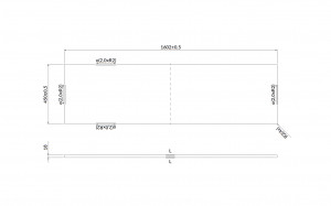 Blat pentru mobilier Cersanit Larga 160 cm, alb - Img 2