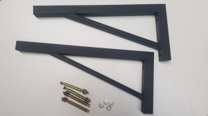 Blat vopsit pentru lavoar 60x45cm, Alb lucios - Img 2