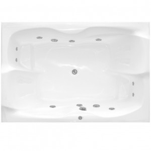 Cada baie hidromasaj Hidro Belform Duo, acril, 168x126 cm