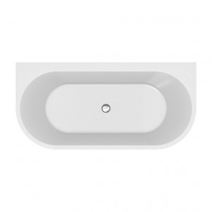 Cada freestanding Cersanit Crea back to wall acril 170x83 cm alb lucios - Img 2