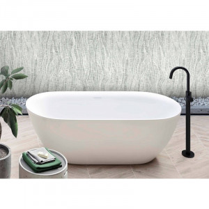 Cada freestanding Hatria Tiberis, acril, 170x78 cm, alba