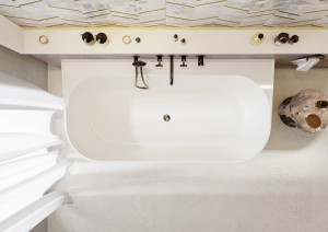 Cada freestanding Miraggio Maddalena, compozit, 175x85 cm - Img 3