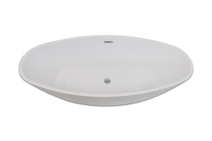 Cada freestanding Sanotechnik Las Vegas white, acril, 180x80x56 cm - Img 5