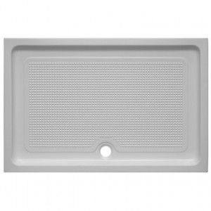 Cadita dus dreptunghiulara acril Belform Cubo 100x80x15 cm