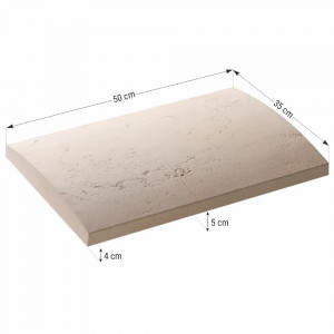 Capac interval gard Star Stone Roma Royal, 50x35x5 cm, smoke - Img 2