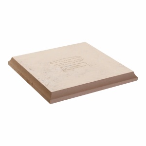 Capitel capac stalp gard Star Stone 55x55(50x50/53x53)x5 cm, white