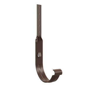 Carlig rasucit jgheab pentru sistem pluvial Bilka, metalic, D 150 mm, lucios
