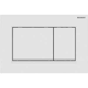 Clapeta actionare Geberit Sigma 30 Alb-Alb Mat - Img 1
