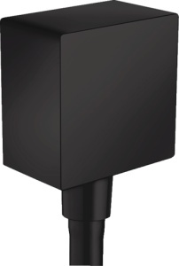 Conector dus Hansgrohe FixFit Square negru mat - Img 5