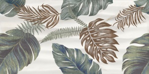 Decor Kai Essenza Leaves Waves 60x60 cm, cream - Img 5