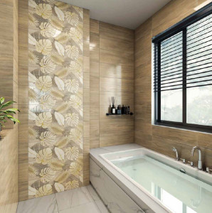 Decor Kai Legno Flora 48.8x74.4 cm, beige - Img 4