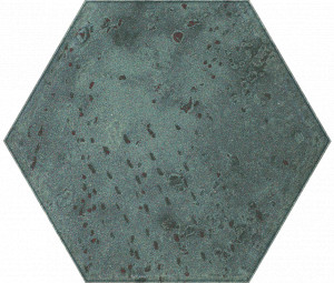Decor Paradyz Unique Lady Heksagon 19.8x17.1 cm, green - Img 2