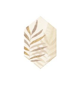 Decor Tubadzin Ventura ivory form 22.5x14.8 cm