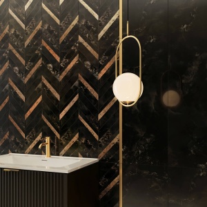 Decor Tubadzin Vero chevron GLOSS 32.8x89.8 cm - Img 2
