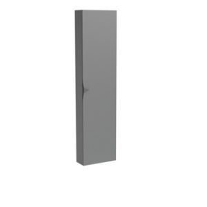 Dulap coloana Oristo Siena 160x40x17 cm, gri mat - Img 4
