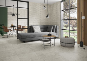 Elevatie Klinker Cerrad Cerros bianco 7.4x30 cm - Img 2