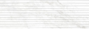 Faianta Kai Bianco Lines 25.5x75.5 cm, white