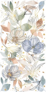 Gresie Kai Ceramics Quarry Decor Flora 60x120 cm R, satinata mata - Img 1