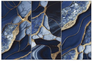 Gresie Ocean Gold 60x120 cm, lucioasa - Img 2
