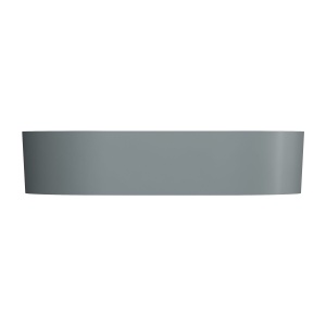 Lavoar compozit cu montare pe blat, Foglia Evo 60x38 cm, gri mat - Img 3