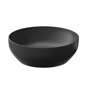 Lavoar pe blat Cersanit Larga 40x40x13.5 cm, antracit mat