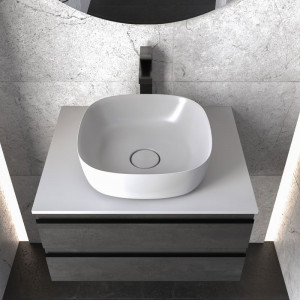 Lavoar pe blat Kolpasan Alexis, Lux 380, patrat, 38x38x12 cm - Img 2