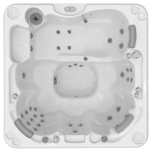 Minipiscina jacuzzi Wellis Shine 2, 5 locuri, 212x212x85 cm, Midnight Opal