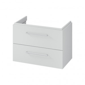 Mobilier suspendat Cersanit Larga pentru lavoar 80 cm, gri - Img 3