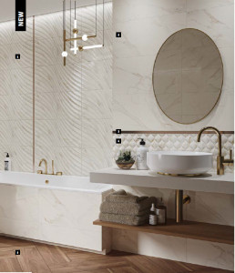 Mozaic Paradyz Bliss gold 26.5x20.2 cm - Img 2