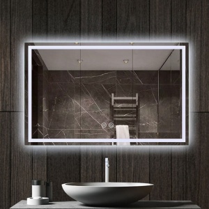 Oglinda cu iluminare LED Fluminia Ando 120, 3 culori, dezaburire, 120 cm
