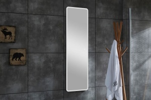Oglinda cu iluminare LED Sanotechnik, buton touch, 50x120 cm - Img 2