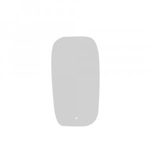 Oglinda cu iluminare LED Savini Due SPR215, buton touch, 100x54 cm