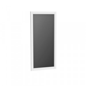 OGLINDA MONTEBIANCO 40X80, CU RAMA, ALB MAT