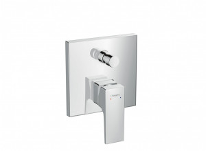 Ornament baterie incastrata cada/dus Hansgrohe Metropol , cu diverter (necesita IBOX), crom