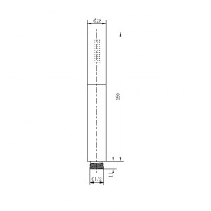Para dus FDESIGN Inula, 2 functii, crom - Img 2