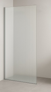 Paravan dus Walk-In Sanotechnik Vision, sticla riflata, crom
