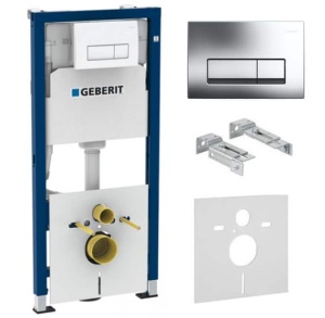PREPACK WC UP 100 CU CLAPETA DELTA 51 CROM SI SET FIXARE - Img 3