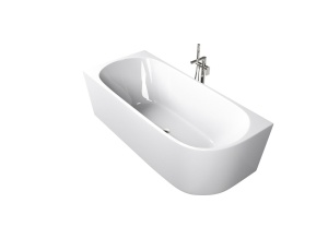 PROMO Cada freestanding Sanotechnik Faro, colt stanga, acril, 170x75 cm - Img 5