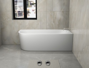 PROMO Cada freestanding Sanotechnik Porto, colt dreapta, acril, 170x75 cm - Img 5