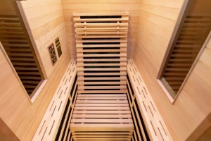 Sauna uscata Sanotechnik Carbon, 1 persoana, 100x130x195 cm - Img 5