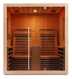 Sauna uscata Sanotechnik Carbon, 2 persoane, 180x150x195 cm - Img 3