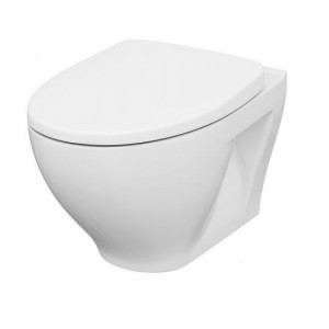 SET A29 Vas wc suspendat Cersanit Moduo Clean On cu capac Moduo slim, soft close