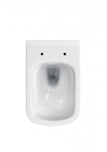 Set B245 vas wc suspendat Cersanit Virgo Clean on cu capac slim softclose, alb - Img 4