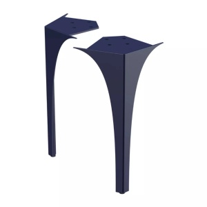 SET PICIOARE FATA COLOANA LOUIS (2 BUC), 27.5 CM, BLEUMARIN MAT - Img 2